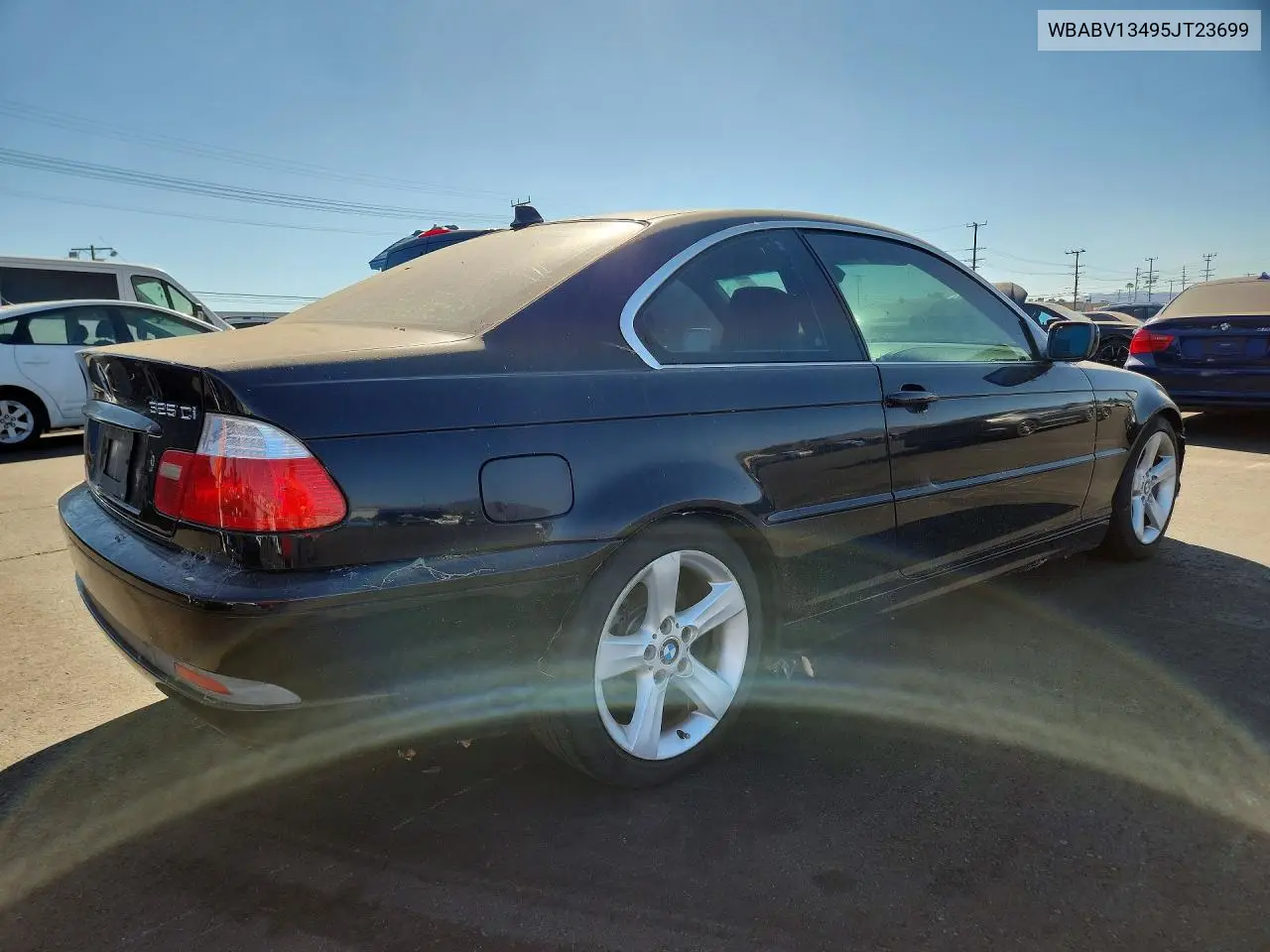 2005 BMW 325 Ci Sulev VIN: WBABV13495JT23699 Lot: 61350326