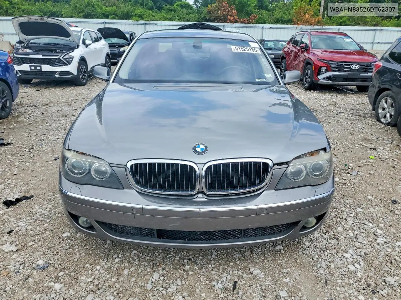 2006 BMW 750 Li VIN: WBAHN83526DT62307 Lot: 61525156