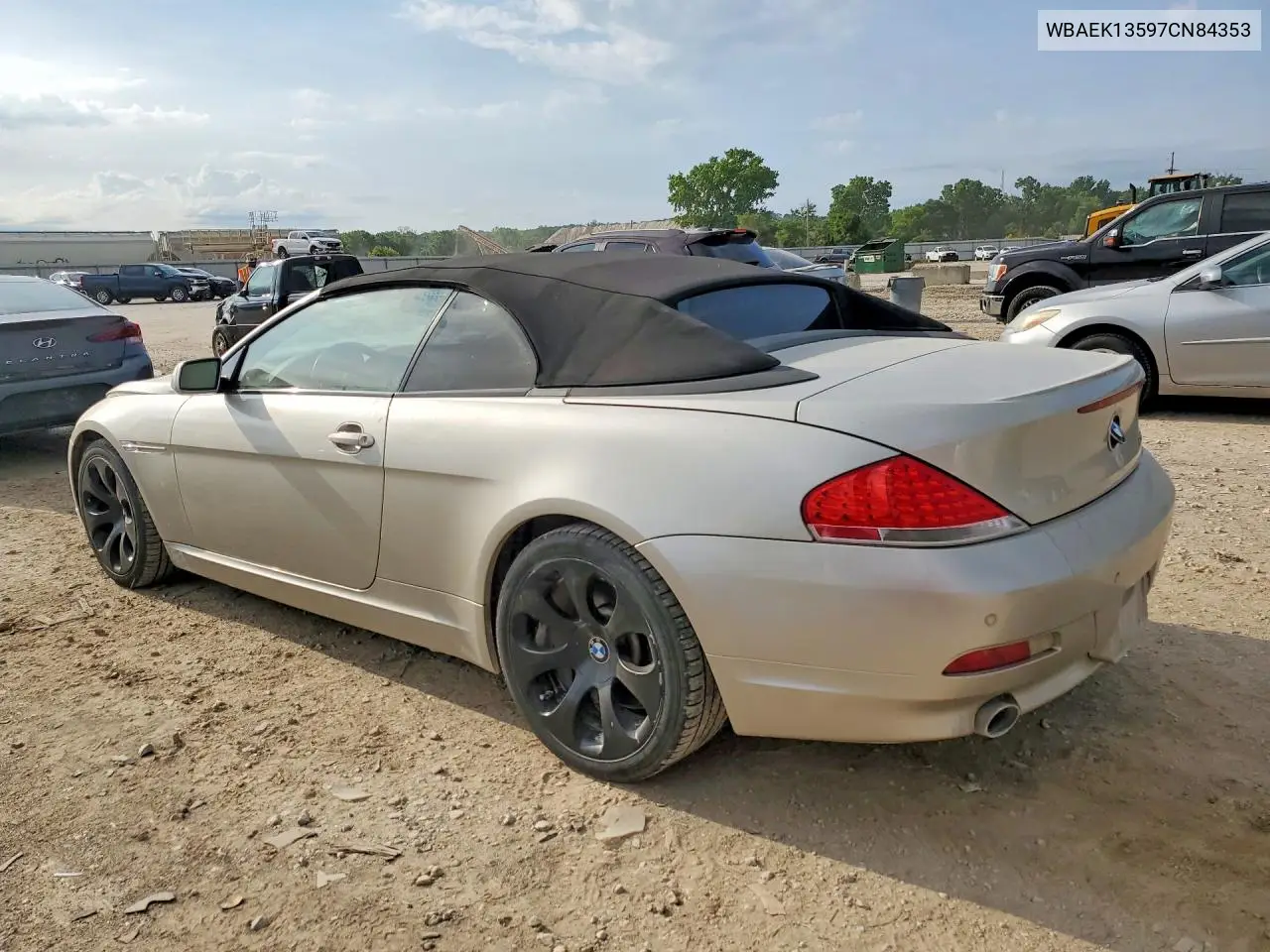2007 BMW 650 I VIN: WBAEK13597CN84353 Lot: 55922476
