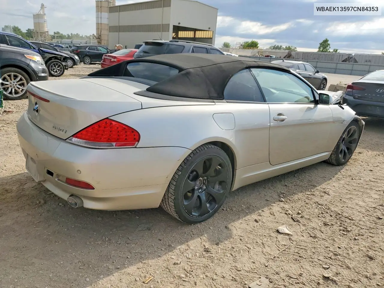 2007 BMW 650 I VIN: WBAEK13597CN84353 Lot: 55922476