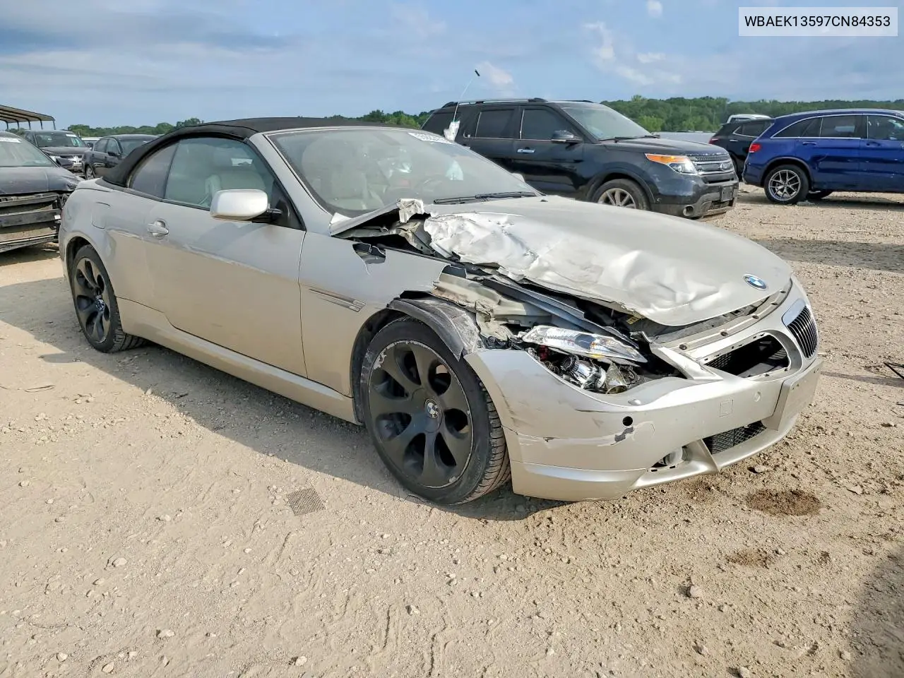 2007 BMW 650 I VIN: WBAEK13597CN84353 Lot: 55922476