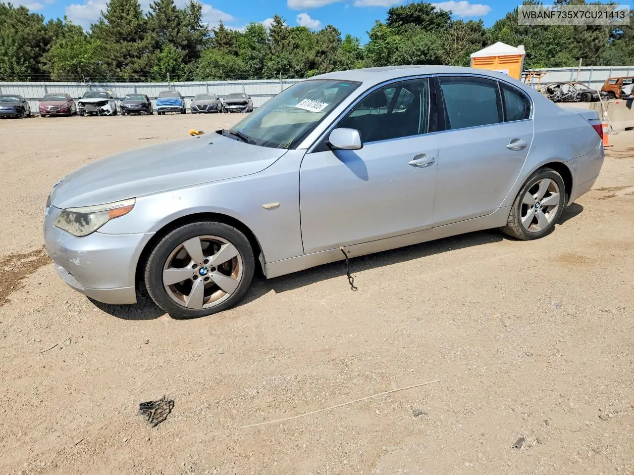 2007 BMW 530 Xi VIN: WBANF735X7CU21413 Lot: 61707906