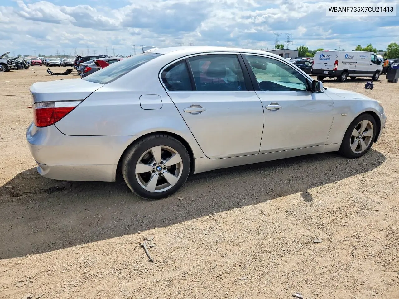 2007 BMW 530 Xi VIN: WBANF735X7CU21413 Lot: 61707906