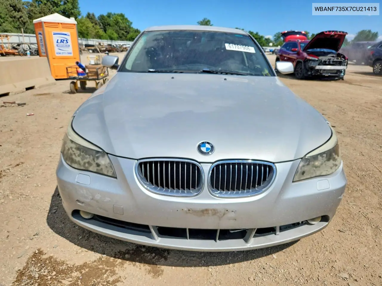 2007 BMW 530 Xi VIN: WBANF735X7CU21413 Lot: 61707906