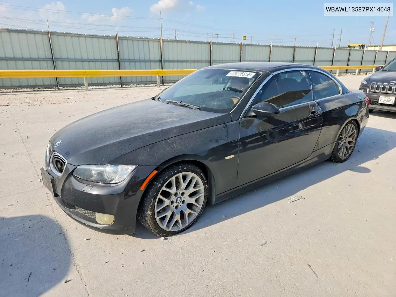 2007 BMW 328 I VIN: WBAWL13587PX14648 Lot: 61915556