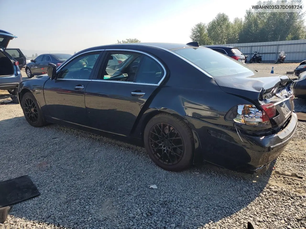 2007 BMW 760 Li VIN: WBAHN03537DD98724 Lot: 62091036
