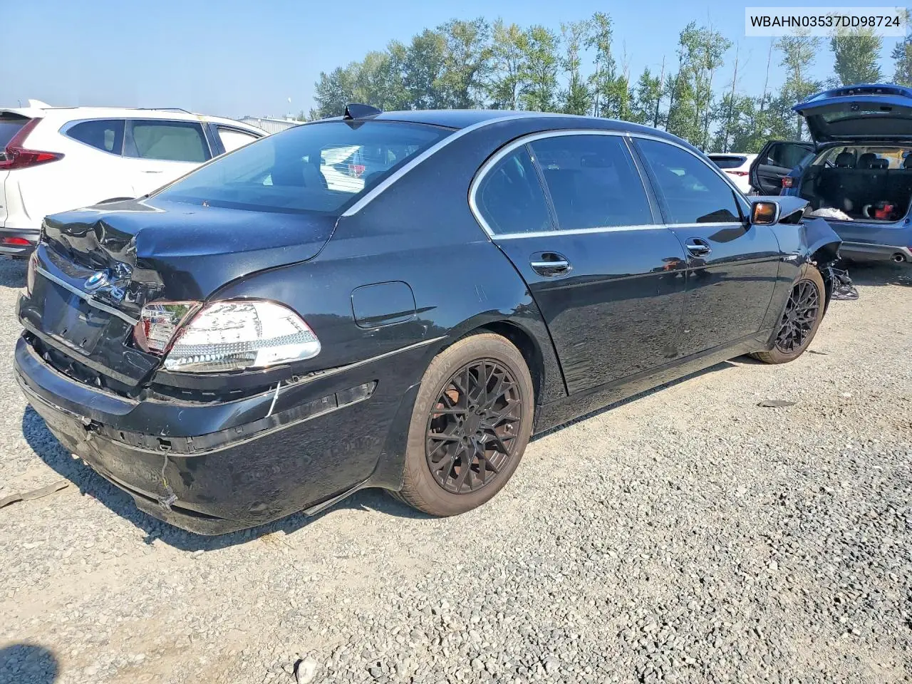 2007 BMW 760 Li VIN: WBAHN03537DD98724 Lot: 62091036