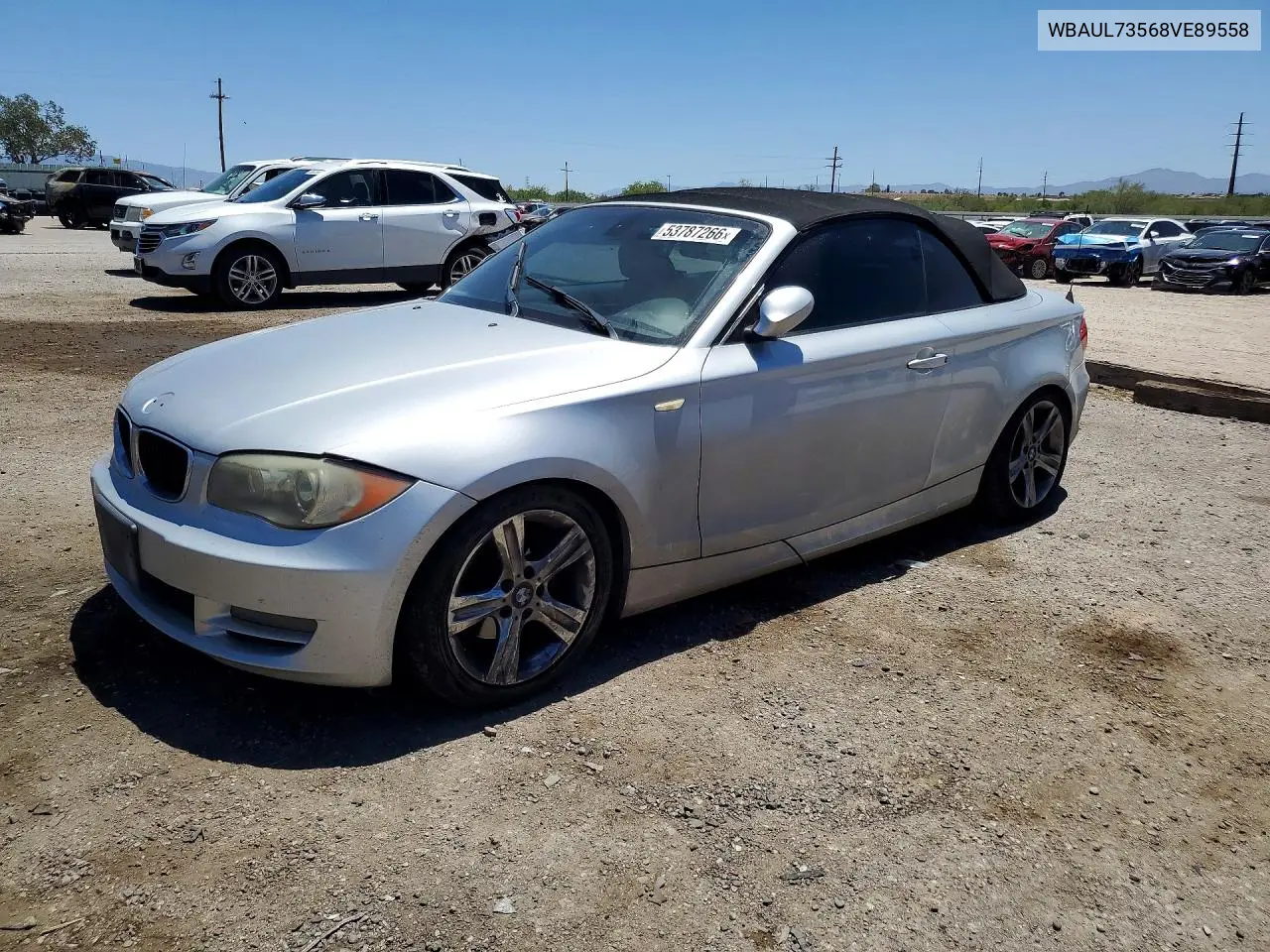 2008 BMW 128 I VIN: WBAUL73568VE89558 Lot: 53787266
