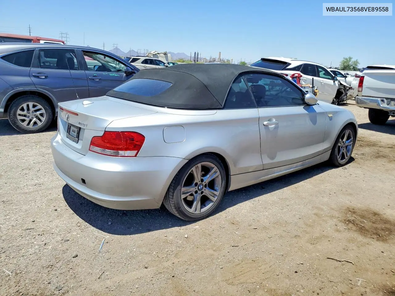 2008 BMW 128 I VIN: WBAUL73568VE89558 Lot: 53787266