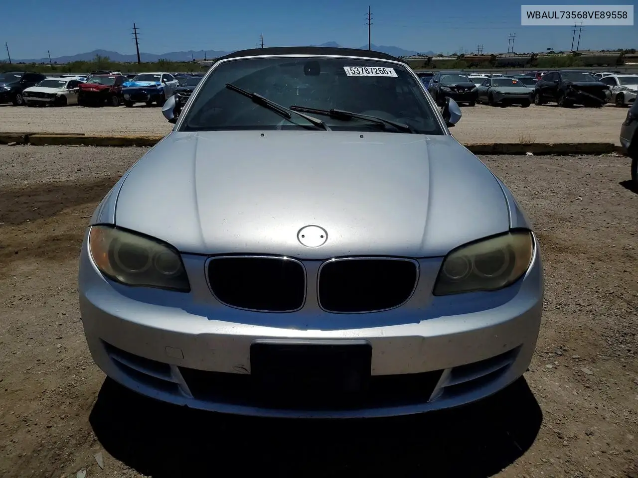 2008 BMW 128 I VIN: WBAUL73568VE89558 Lot: 53787266