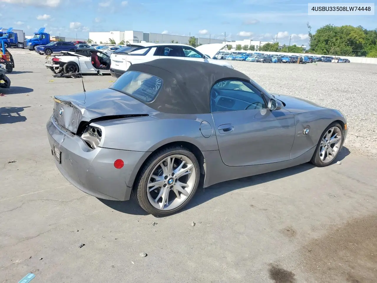 2008 BMW Z4 VIN: 4USBU33508LW74448 Lot: 54801306