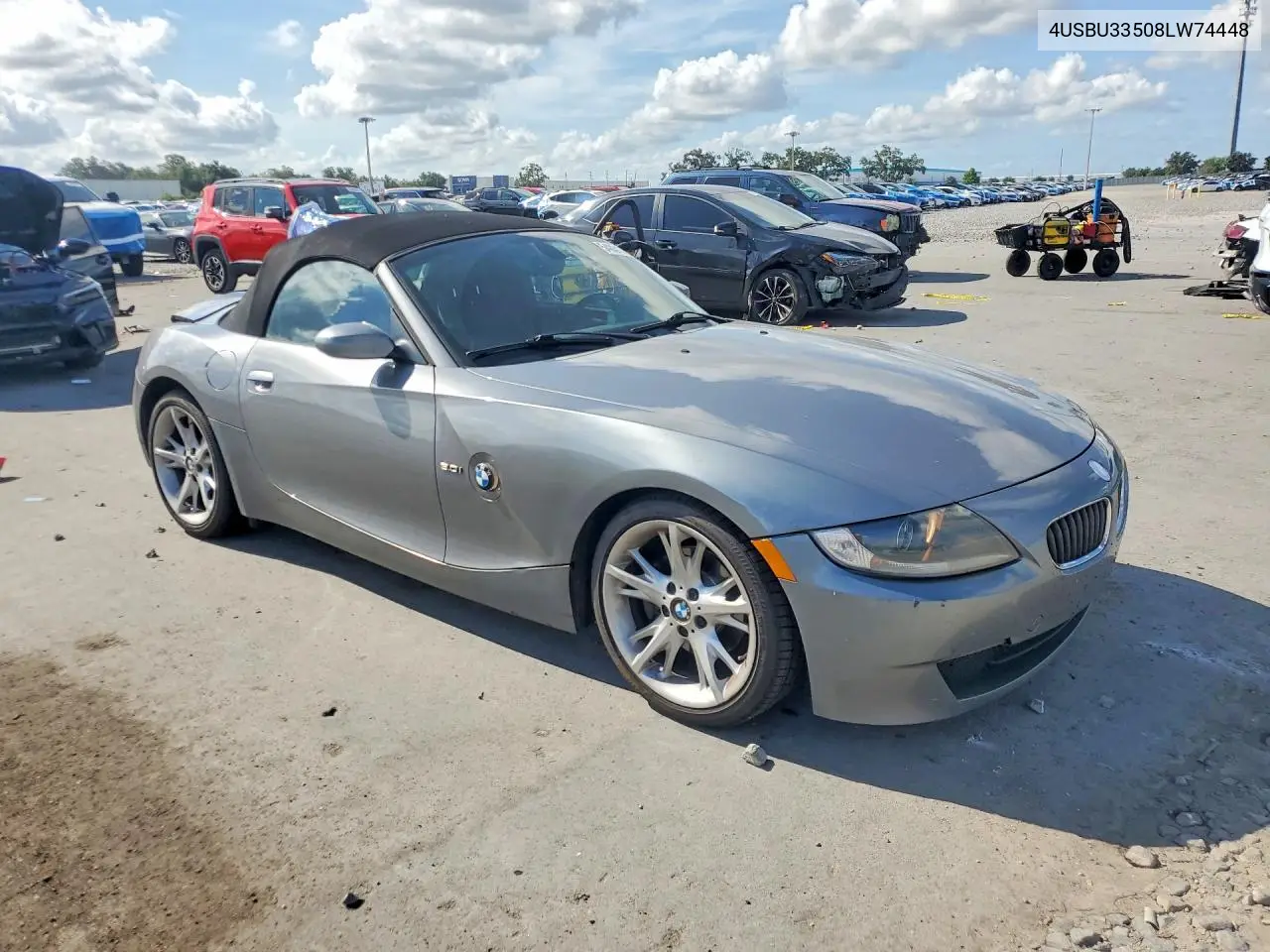 2008 BMW Z4 VIN: 4USBU33508LW74448 Lot: 54801306