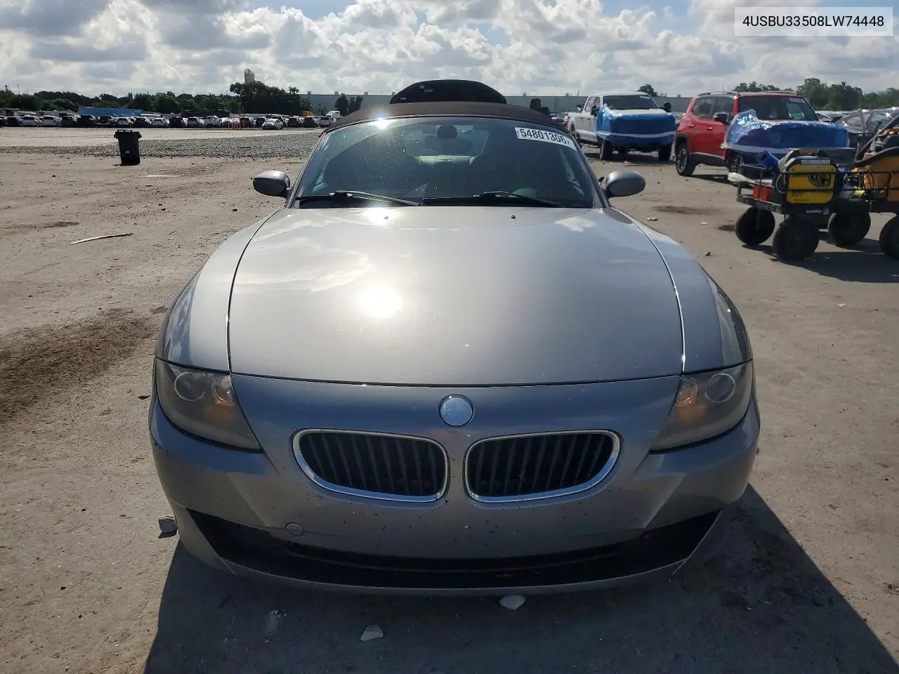 2008 BMW Z4 VIN: 4USBU33508LW74448 Lot: 54801306