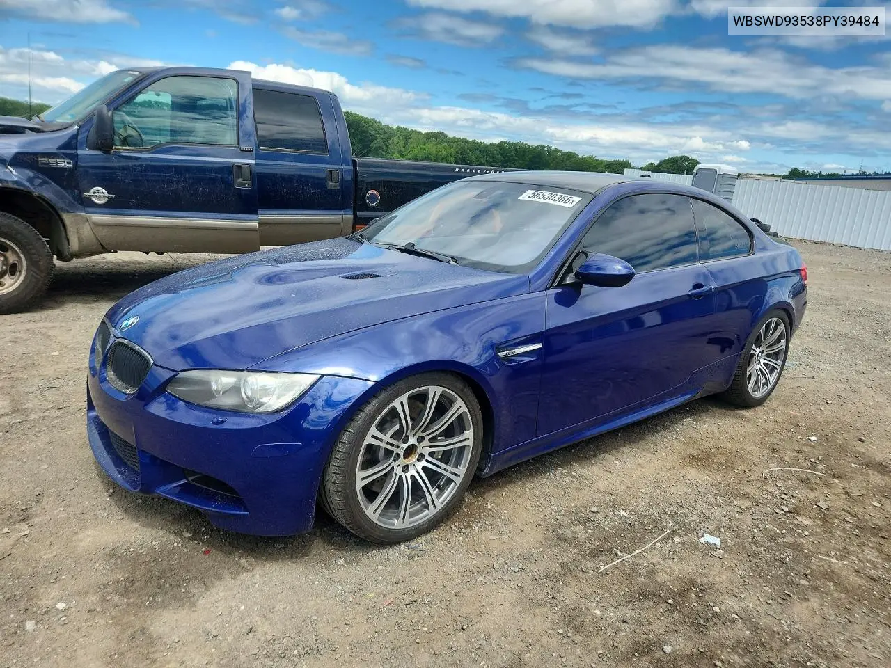2008 BMW M3 VIN: WBSWD93538PY39484 Lot: 56530366