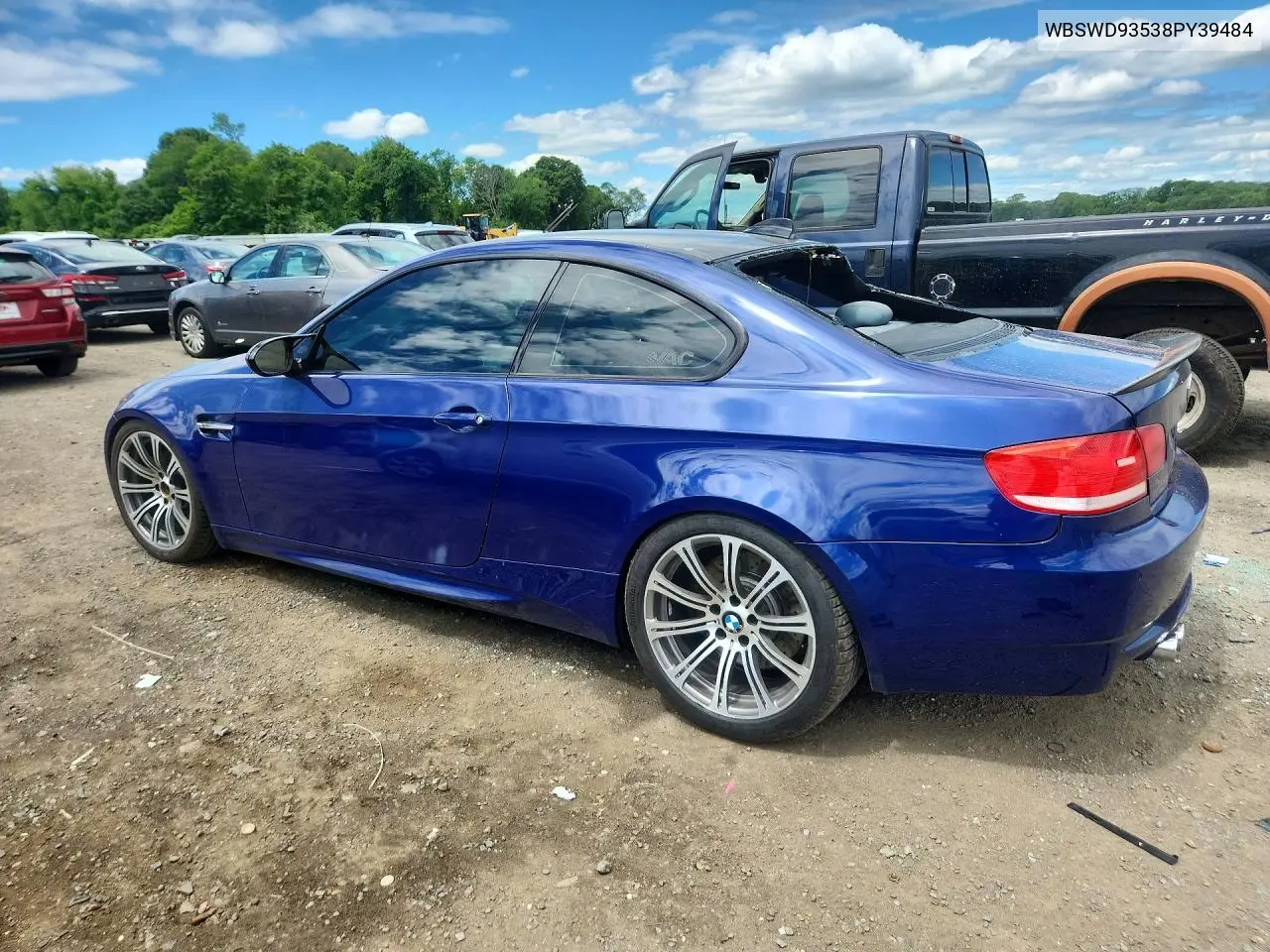 2008 BMW M3 VIN: WBSWD93538PY39484 Lot: 56530366