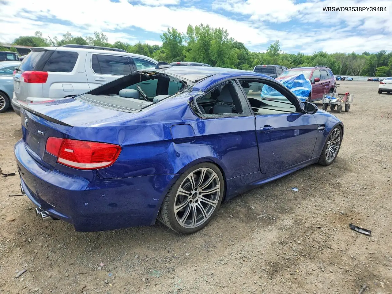 2008 BMW M3 VIN: WBSWD93538PY39484 Lot: 56530366