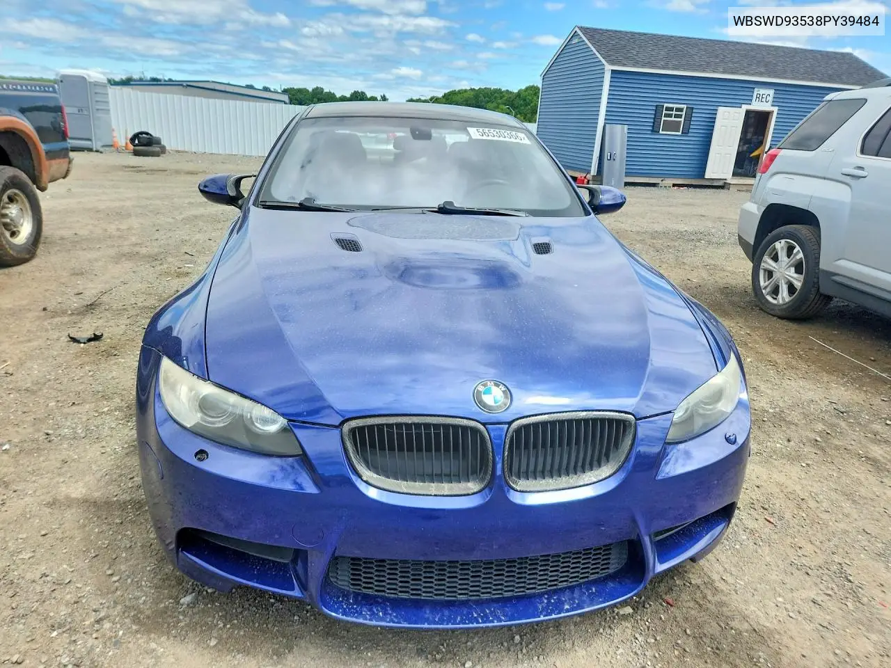 2008 BMW M3 VIN: WBSWD93538PY39484 Lot: 56530366