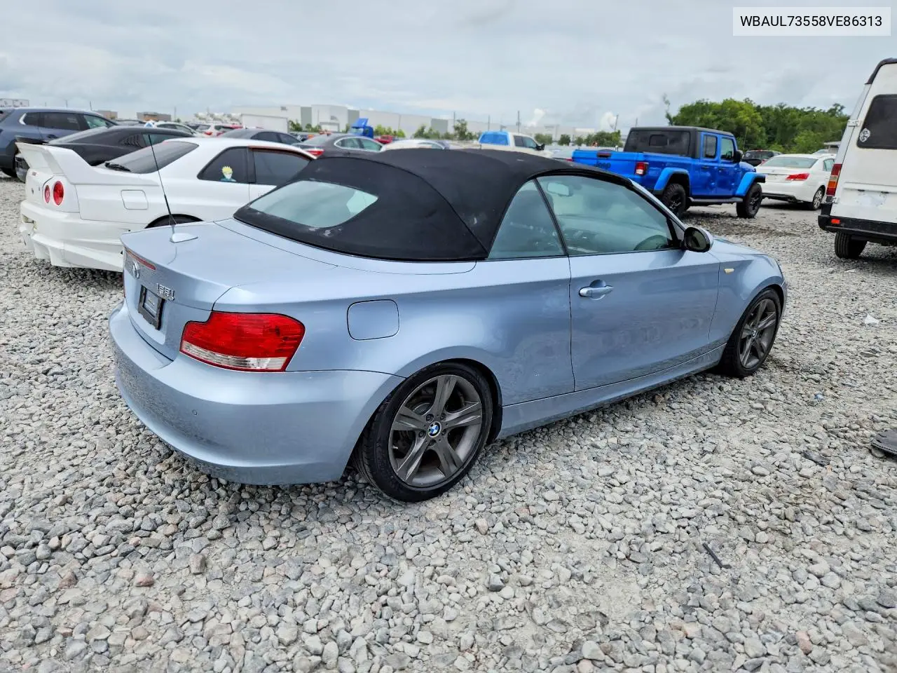 2008 BMW 128 I VIN: WBAUL73558VE86313 Lot: 56788066
