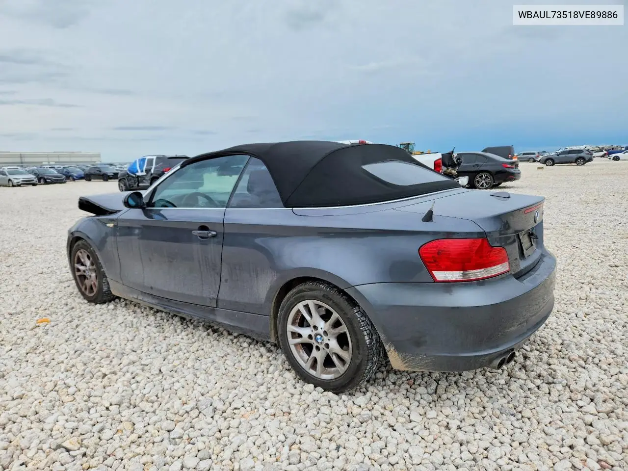 2008 BMW 128 I VIN: WBAUL73518VE89886 Lot: 58127946