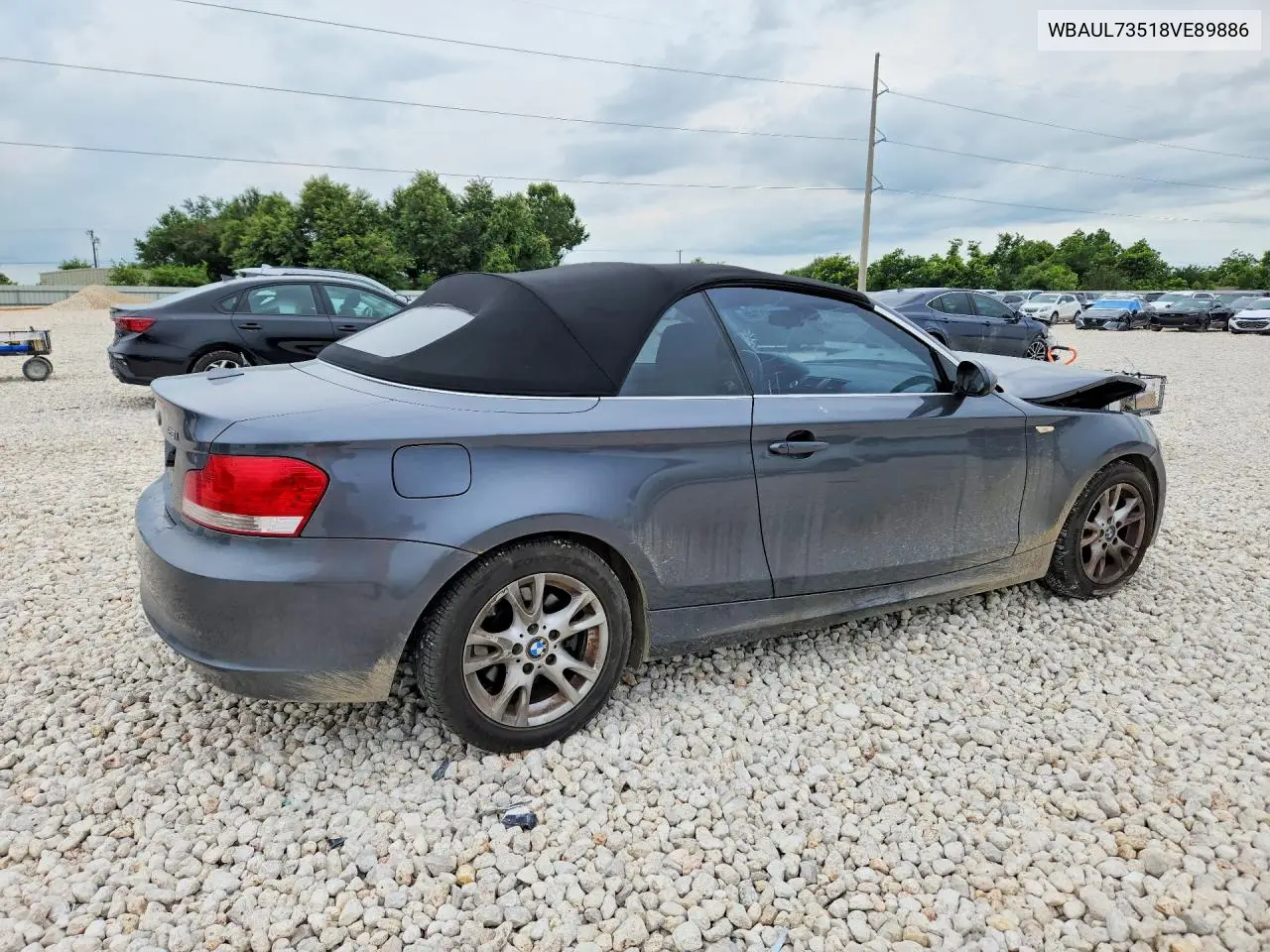 2008 BMW 128 I VIN: WBAUL73518VE89886 Lot: 58127946