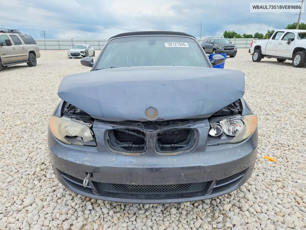 2008 BMW 128 I VIN: WBAUL73518VE89886 Lot: 58127946