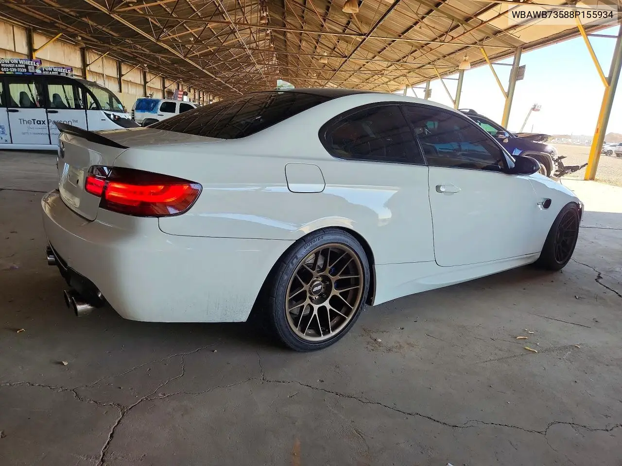 2008 BMW 335 I VIN: WBAWB73588P155934 Lot: 58136756