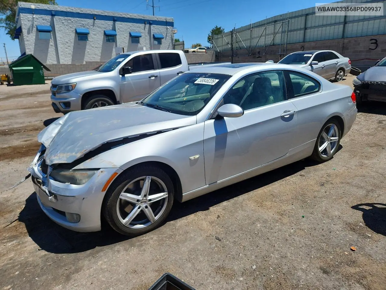 2008 BMW 328 Xi VIN: WBAWC33568PD09937 Lot: 58846226