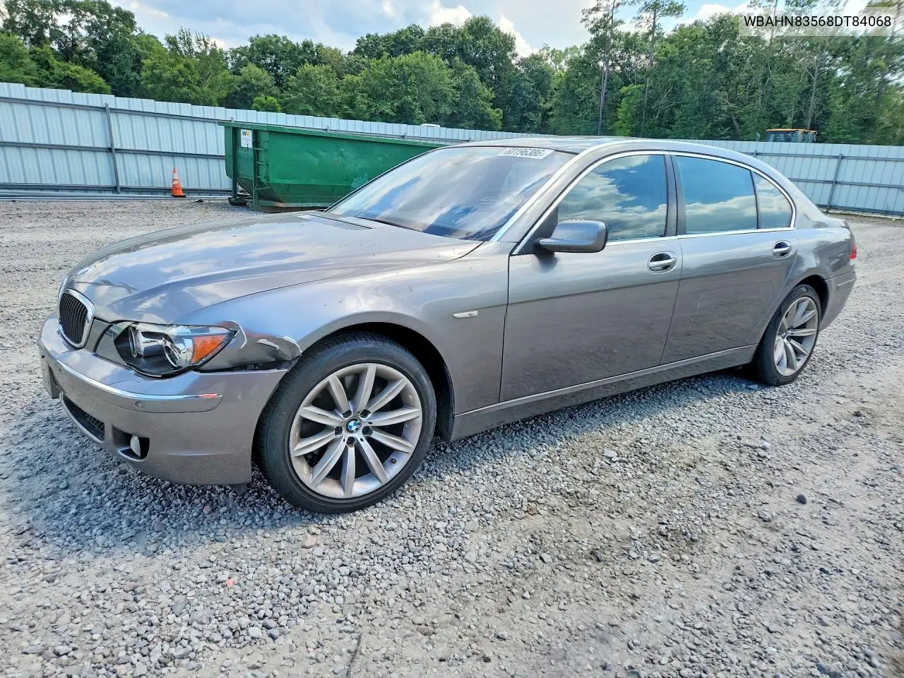 2008 BMW 750 Li VIN: WBAHN83568DT84068 Lot: 60196386