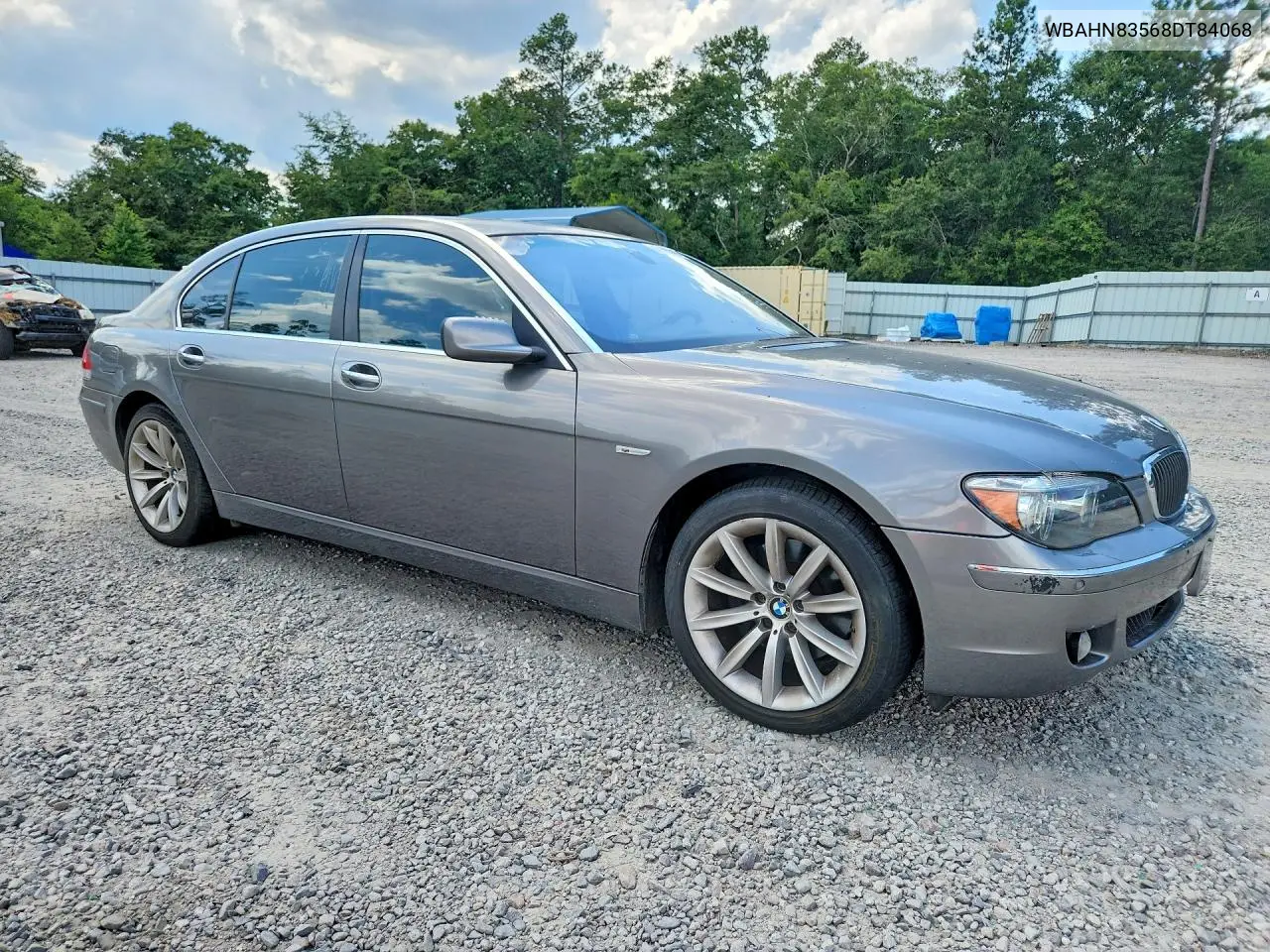 2008 BMW 750 Li VIN: WBAHN83568DT84068 Lot: 60196386