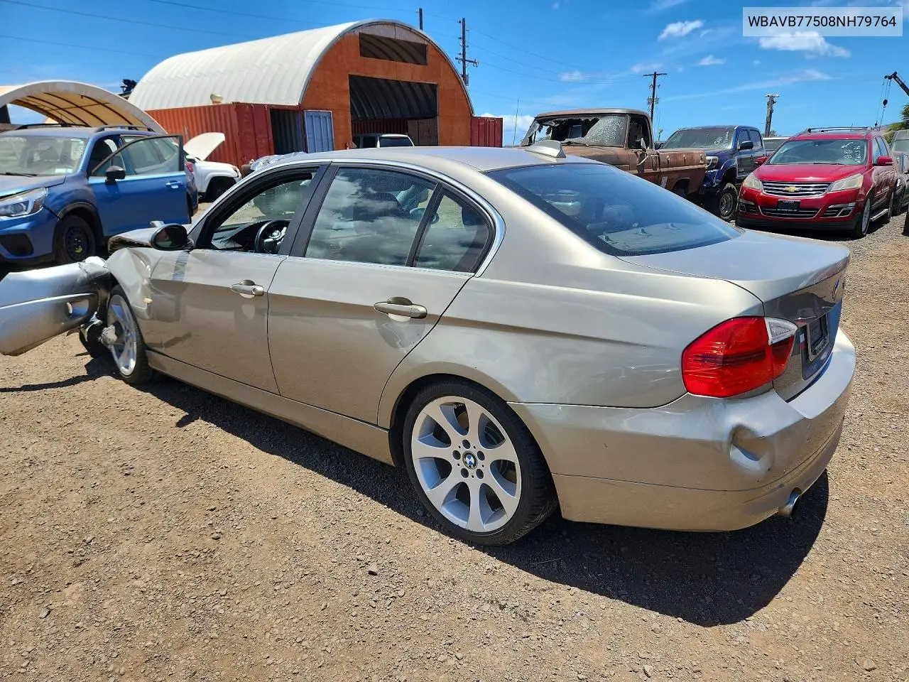 2008 BMW 335 I VIN: WBAVB77508NH79764 Lot: 60900716