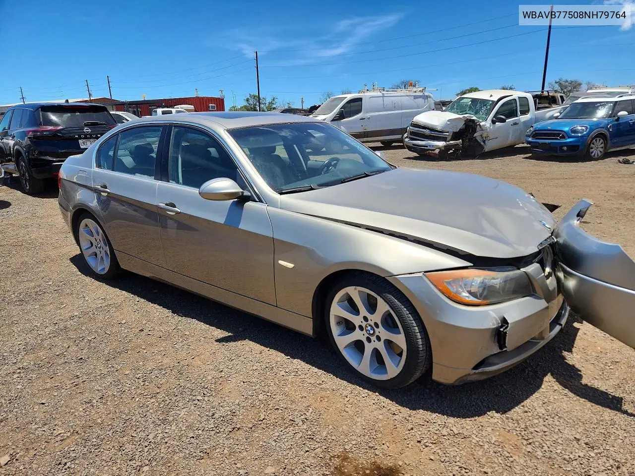 2008 BMW 335 I VIN: WBAVB77508NH79764 Lot: 60900716