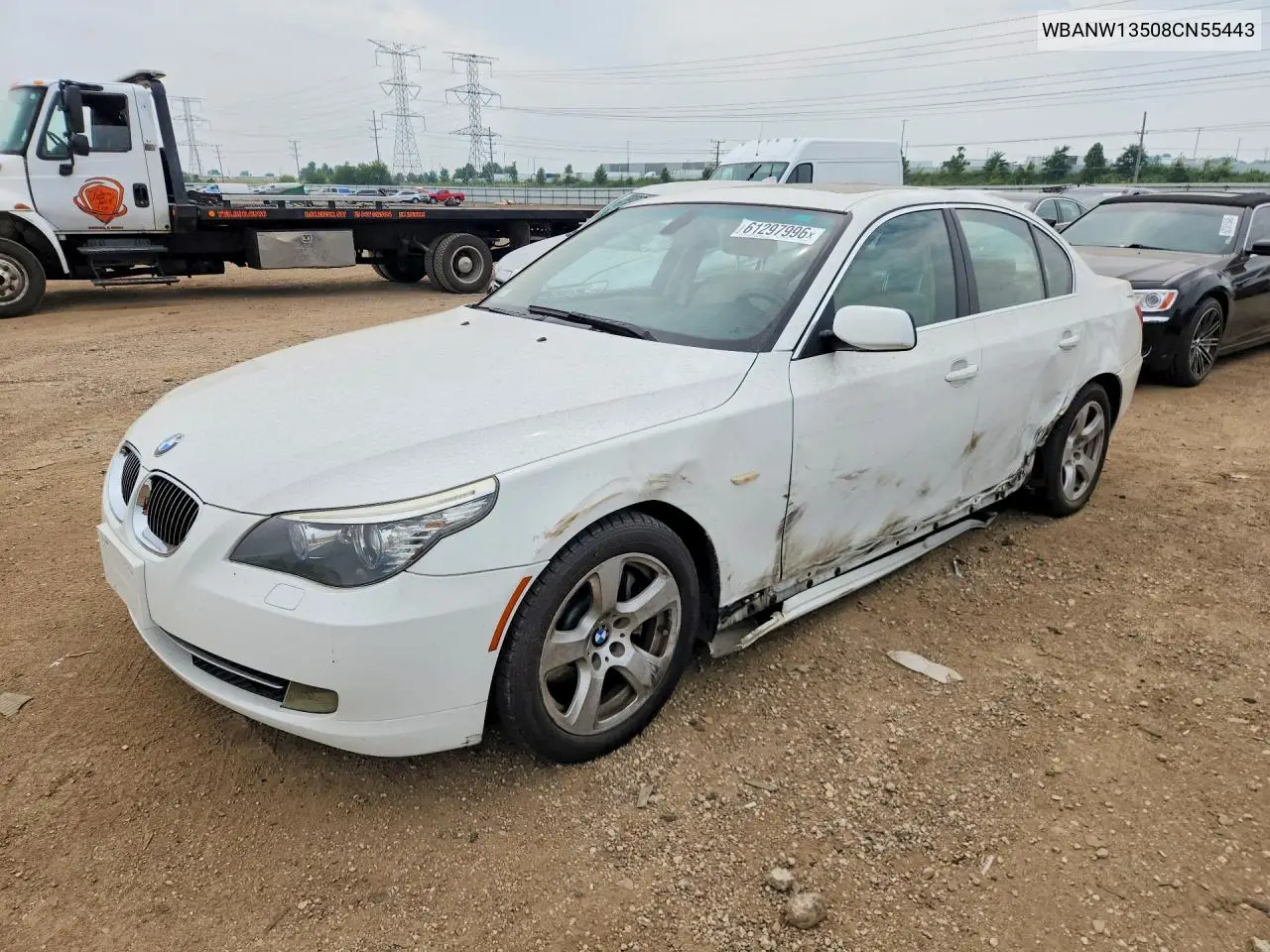 2008 BMW 535 I VIN: WBANW13508CN55443 Lot: 61297996