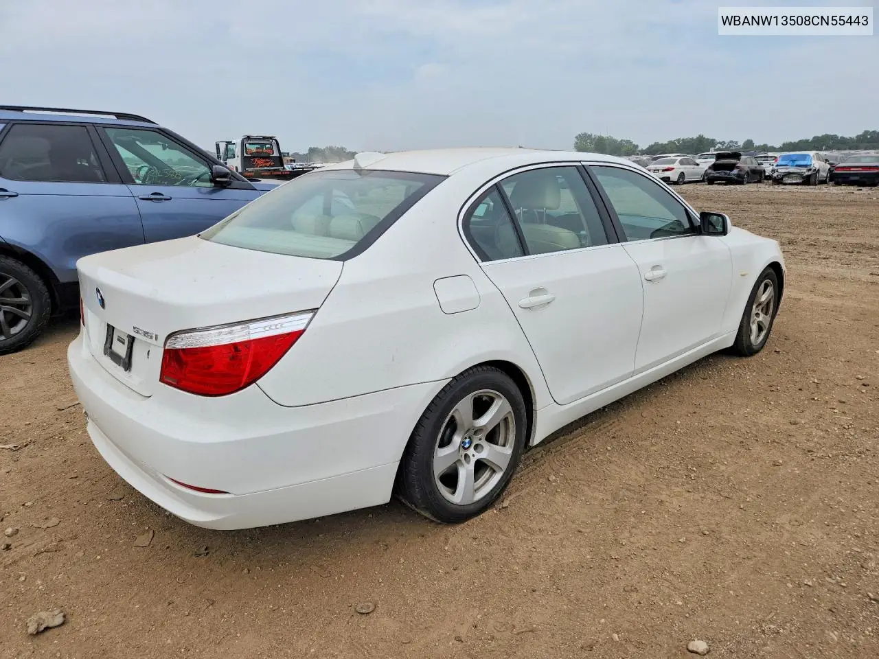 2008 BMW 535 I VIN: WBANW13508CN55443 Lot: 61297996