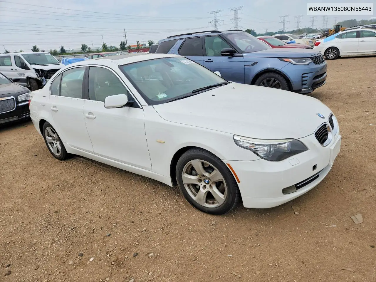 2008 BMW 535 I VIN: WBANW13508CN55443 Lot: 61297996