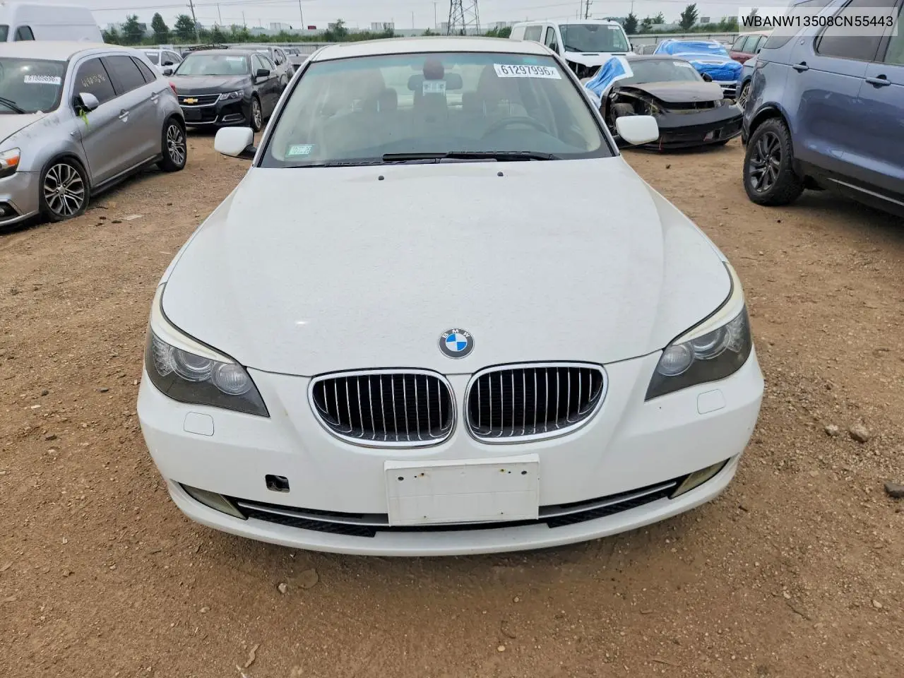 2008 BMW 535 I VIN: WBANW13508CN55443 Lot: 61297996