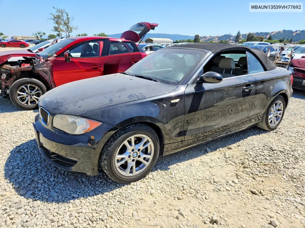 2009 BMW 128 I VIN: WBAUN13539VH77692 Lot: 57585926