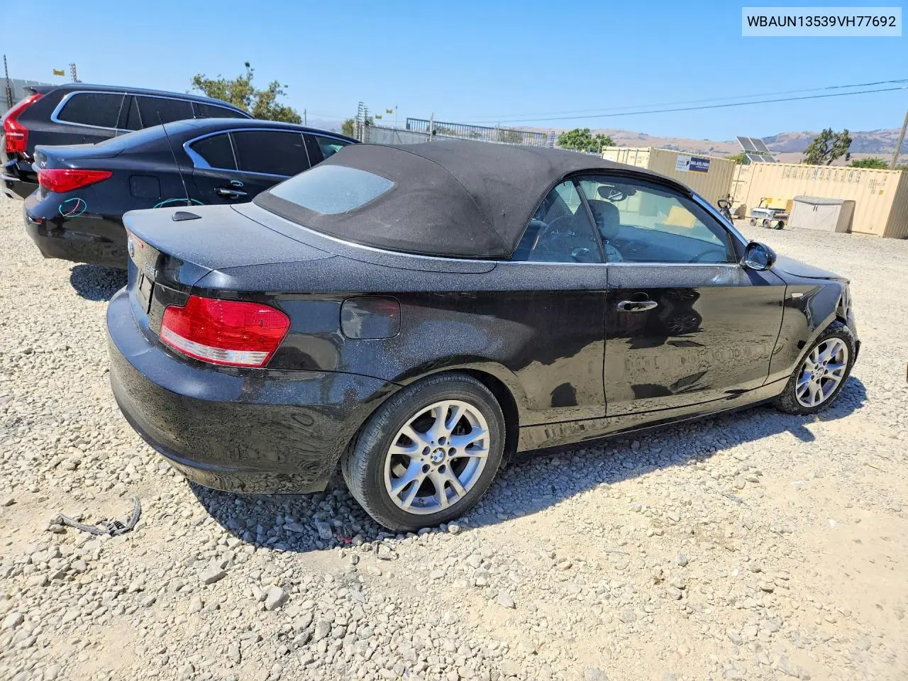 2009 BMW 128 I VIN: WBAUN13539VH77692 Lot: 57585926