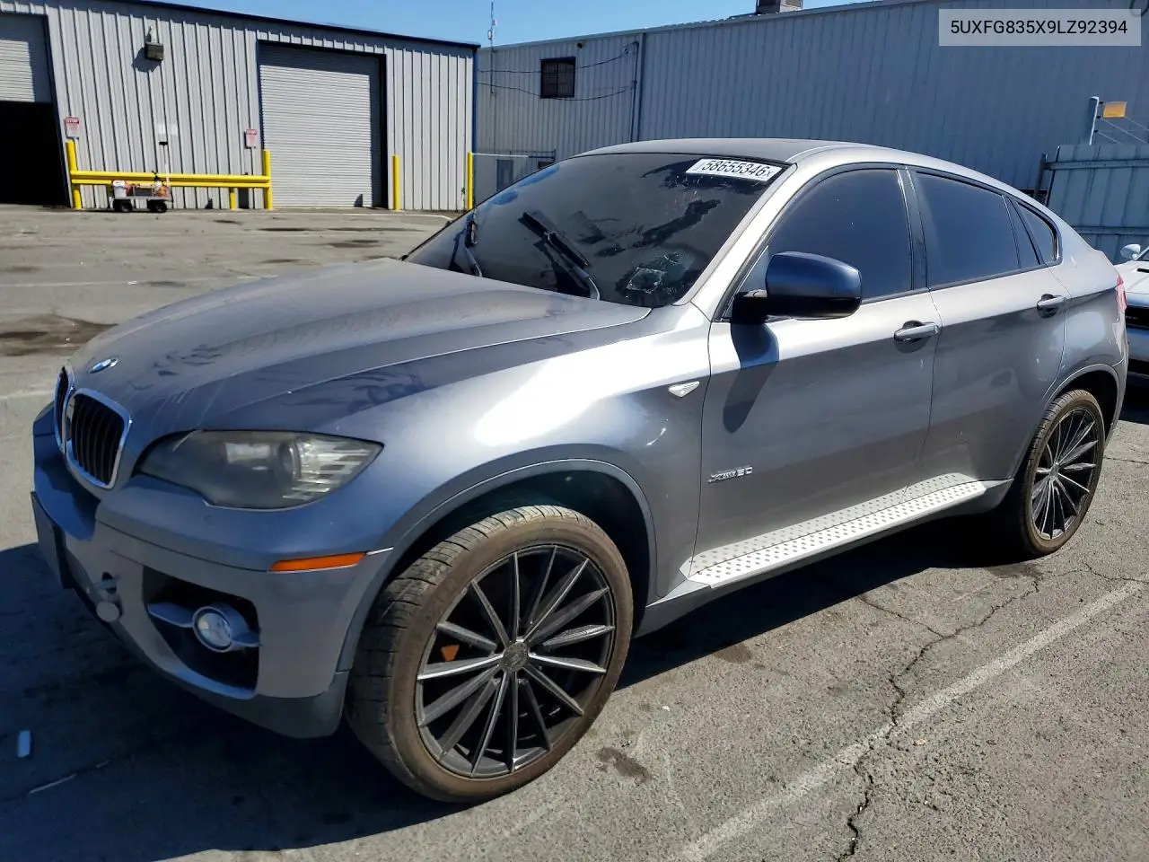 2009 BMW X6 VIN: 5UXFG835X9LZ92394 Lot: 58655346