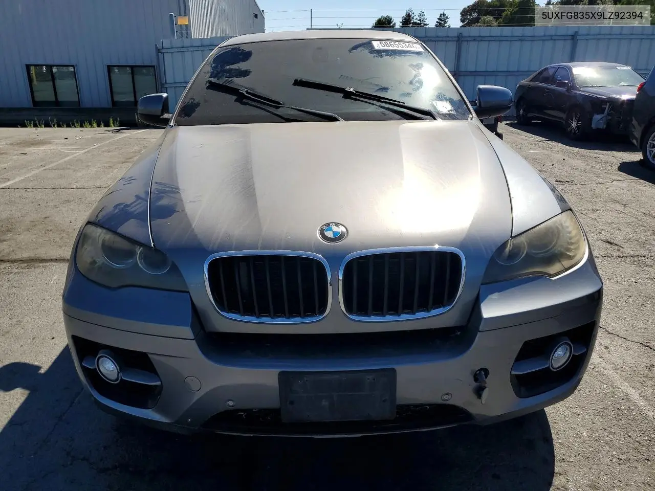2009 BMW X6 VIN: 5UXFG835X9LZ92394 Lot: 58655346