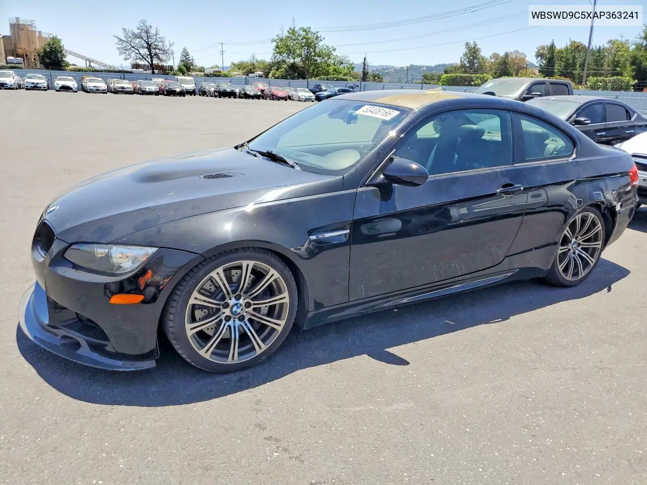 2010 BMW M3 Automatic VIN: WBSWD9C5XAP363241 Lot: 53408166