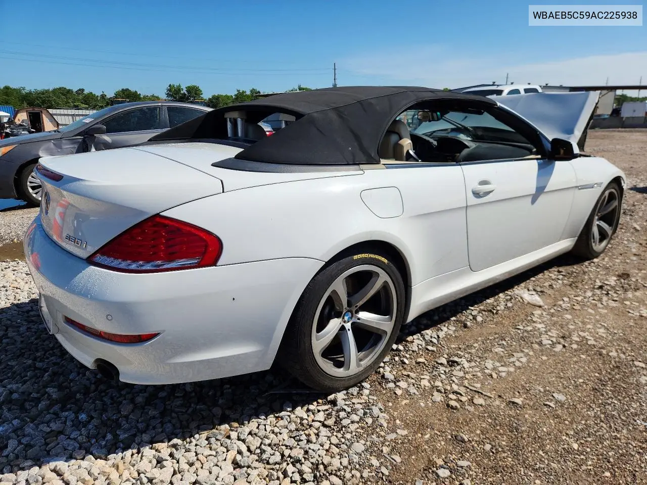 2010 BMW 650 I VIN: WBAEB5C59AC225938 Lot: 55107476