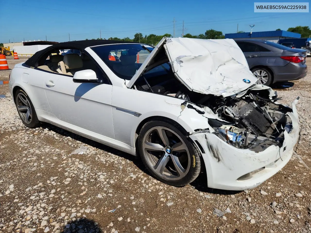 2010 BMW 650 I VIN: WBAEB5C59AC225938 Lot: 55107476