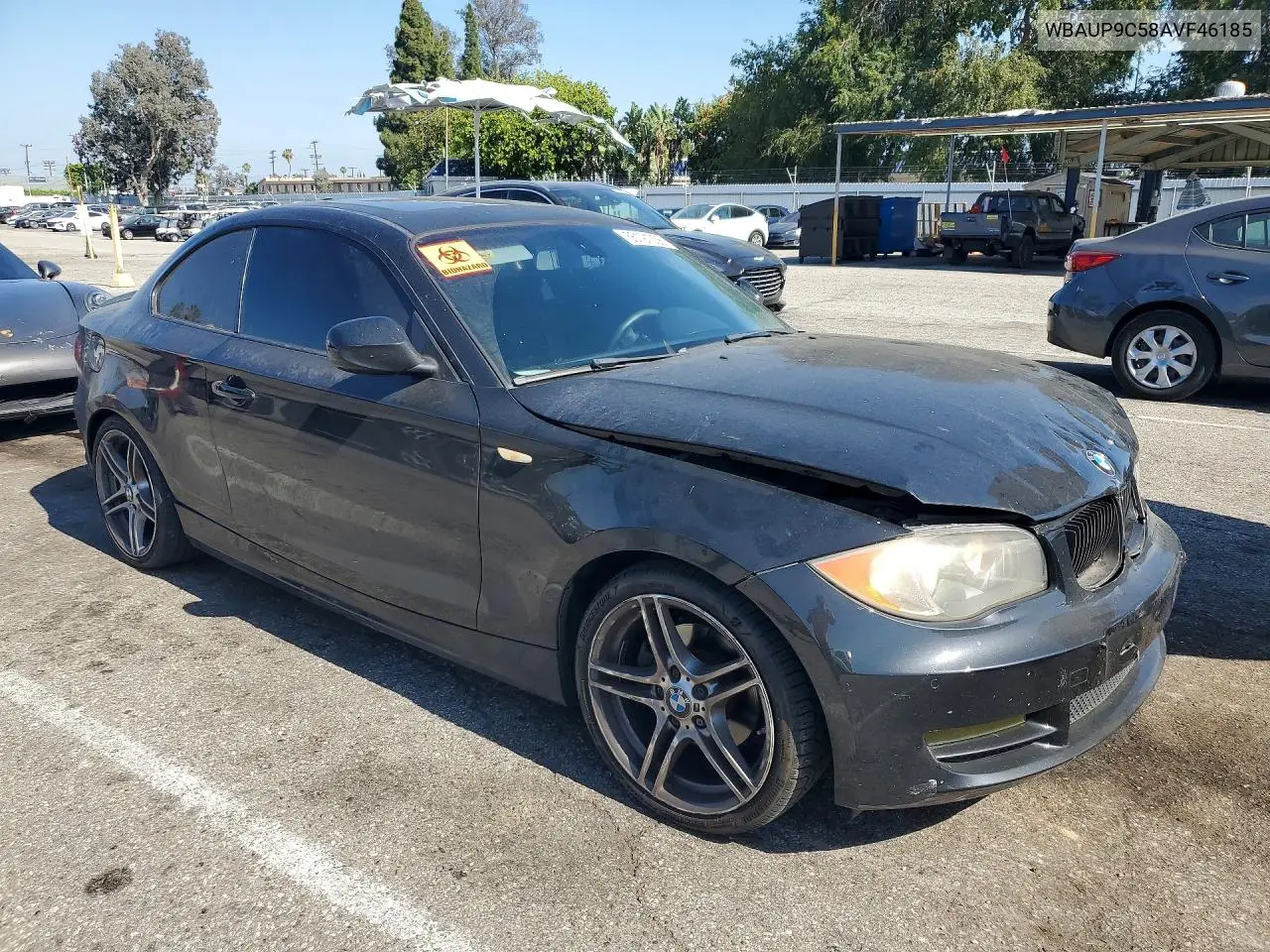 2010 BMW 128 I VIN: WBAUP9C58AVF46185 Lot: 55191236