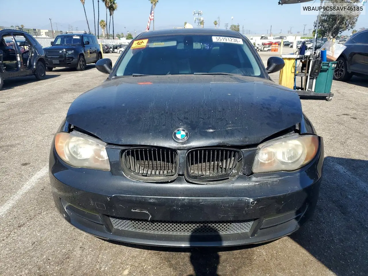 2010 BMW 128 I VIN: WBAUP9C58AVF46185 Lot: 55191236