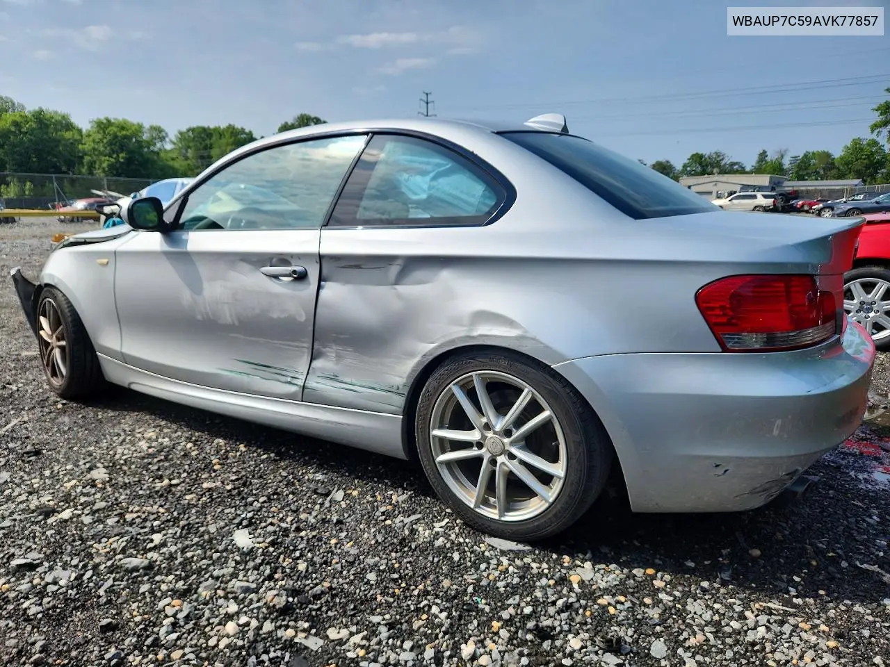 2010 BMW 128 I VIN: WBAUP7C59AVK77857 Lot: 56743806
