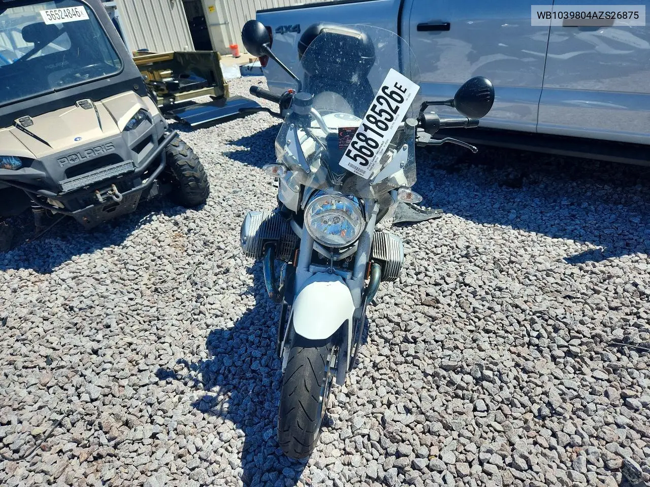 2010 BMW R1200 R VIN: WB1039804AZS26875 Lot: 56818526