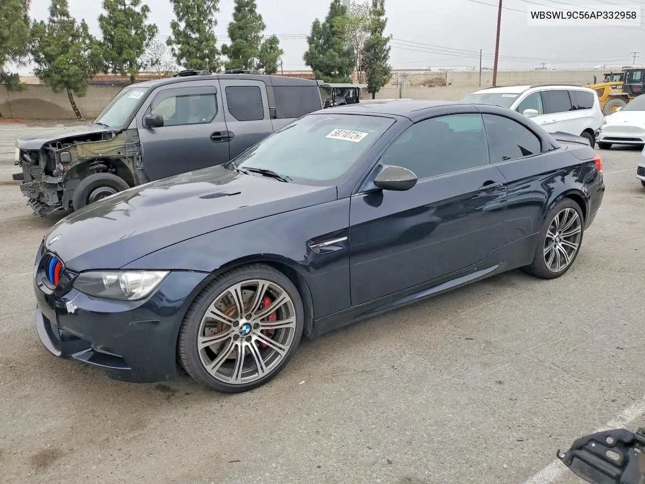 2010 BMW M3 VIN: WBSWL9C56AP332958 Lot: 58710726