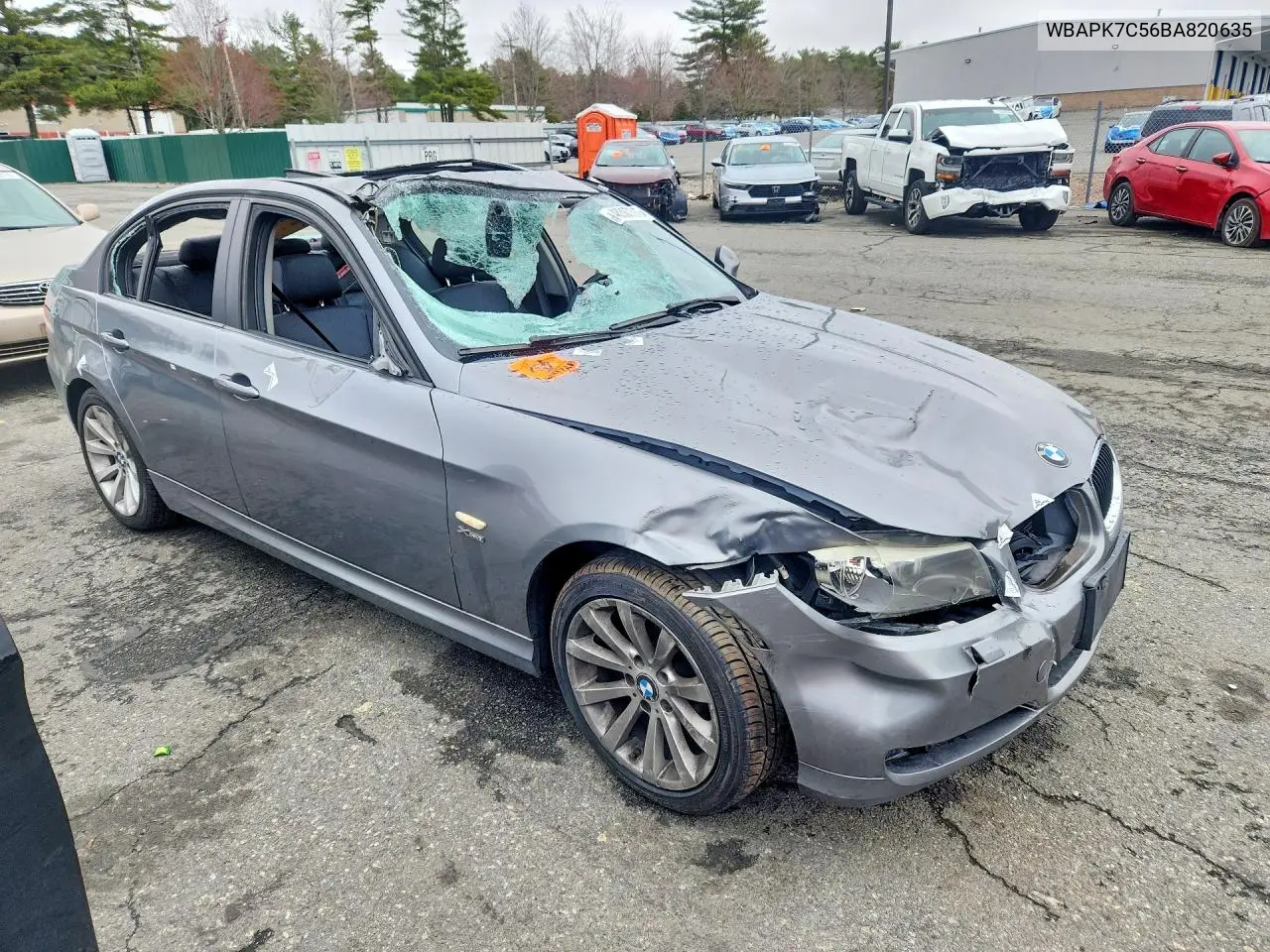 2011 BMW 328 Xi VIN: WBAPK7C56BA820635 Lot: 48387386