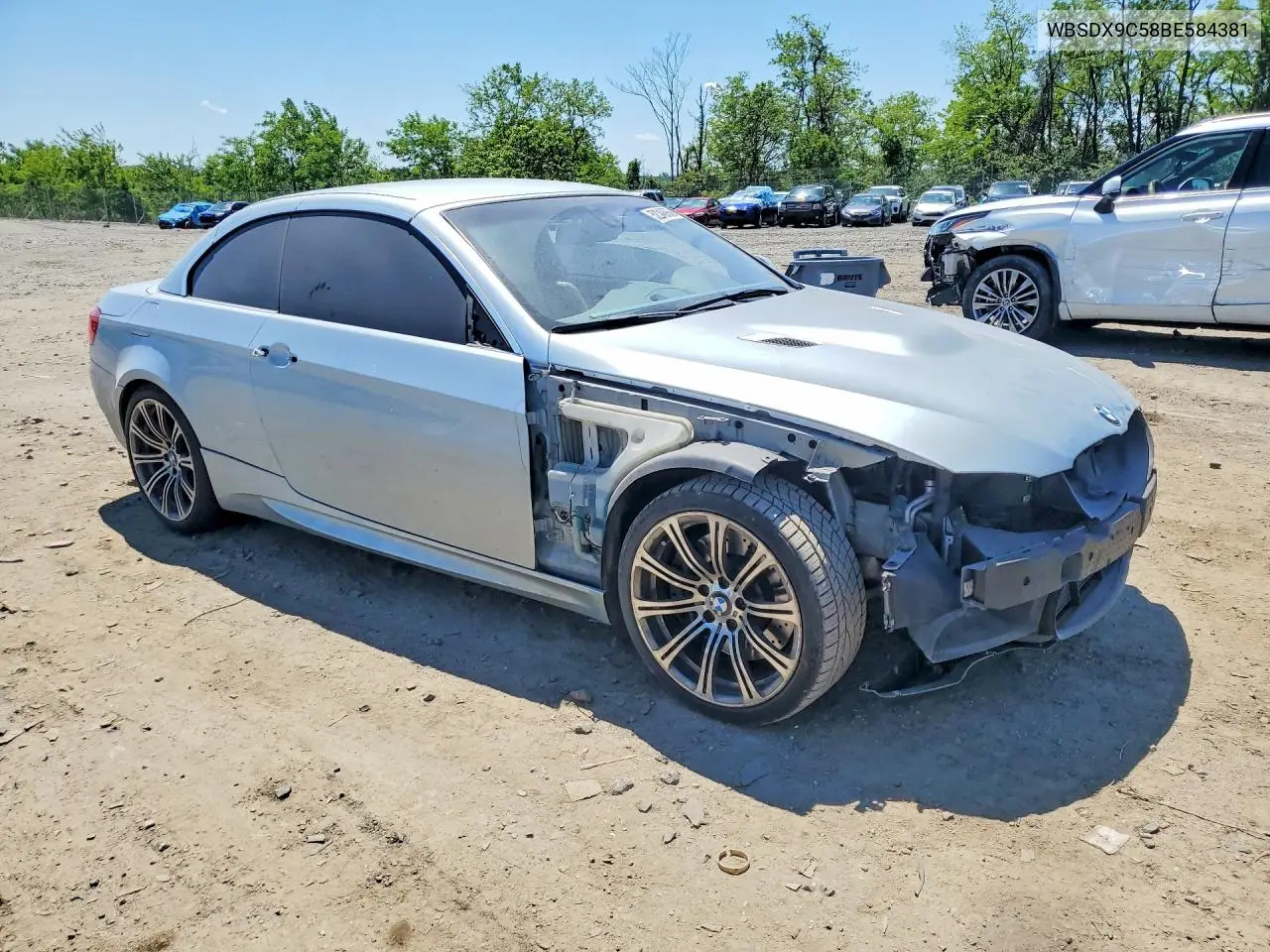 2011 BMW M3 VIN: WBSDX9C58BE584381 Lot: 52348856