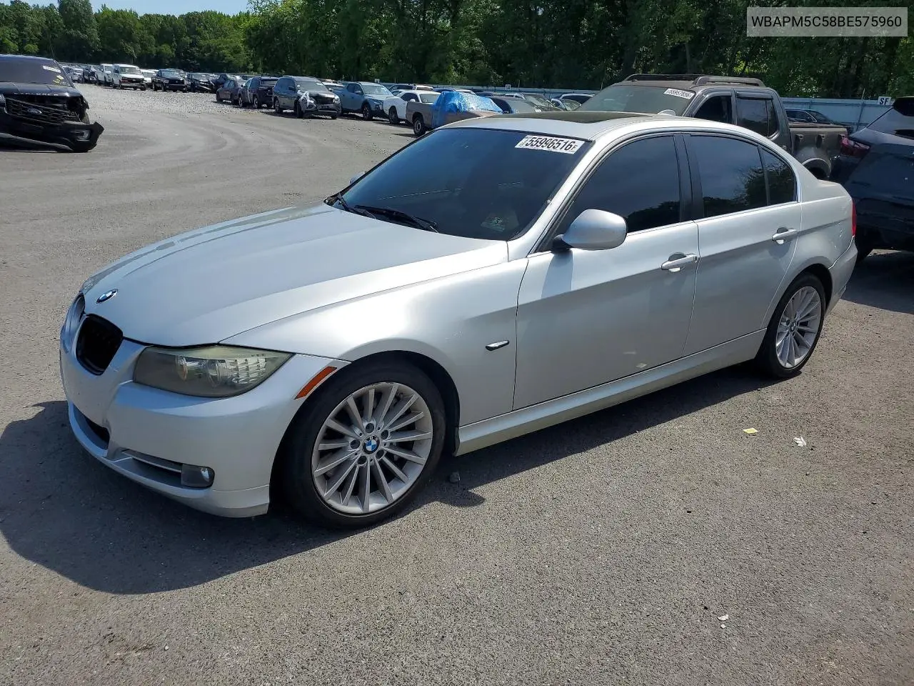2011 BMW 228 I VIN: WBAPM5C58BE575960 Lot: 55996516